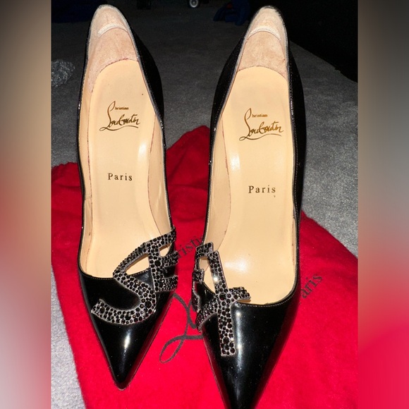 Christian Louboutin Sex 120 Patent leather Pumps - Picture 2 of 5